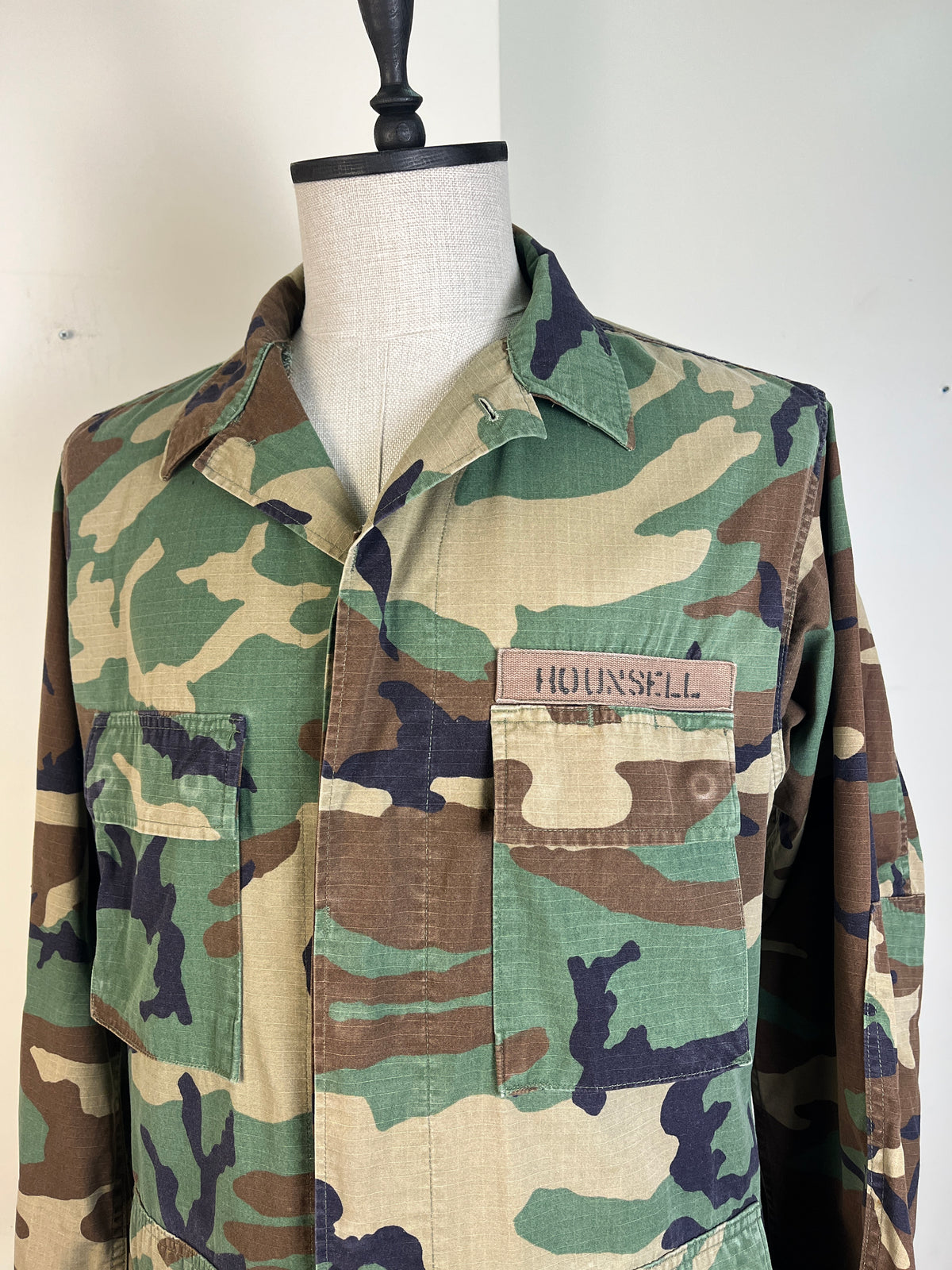 US Army Woodland Camo Jacket (L)