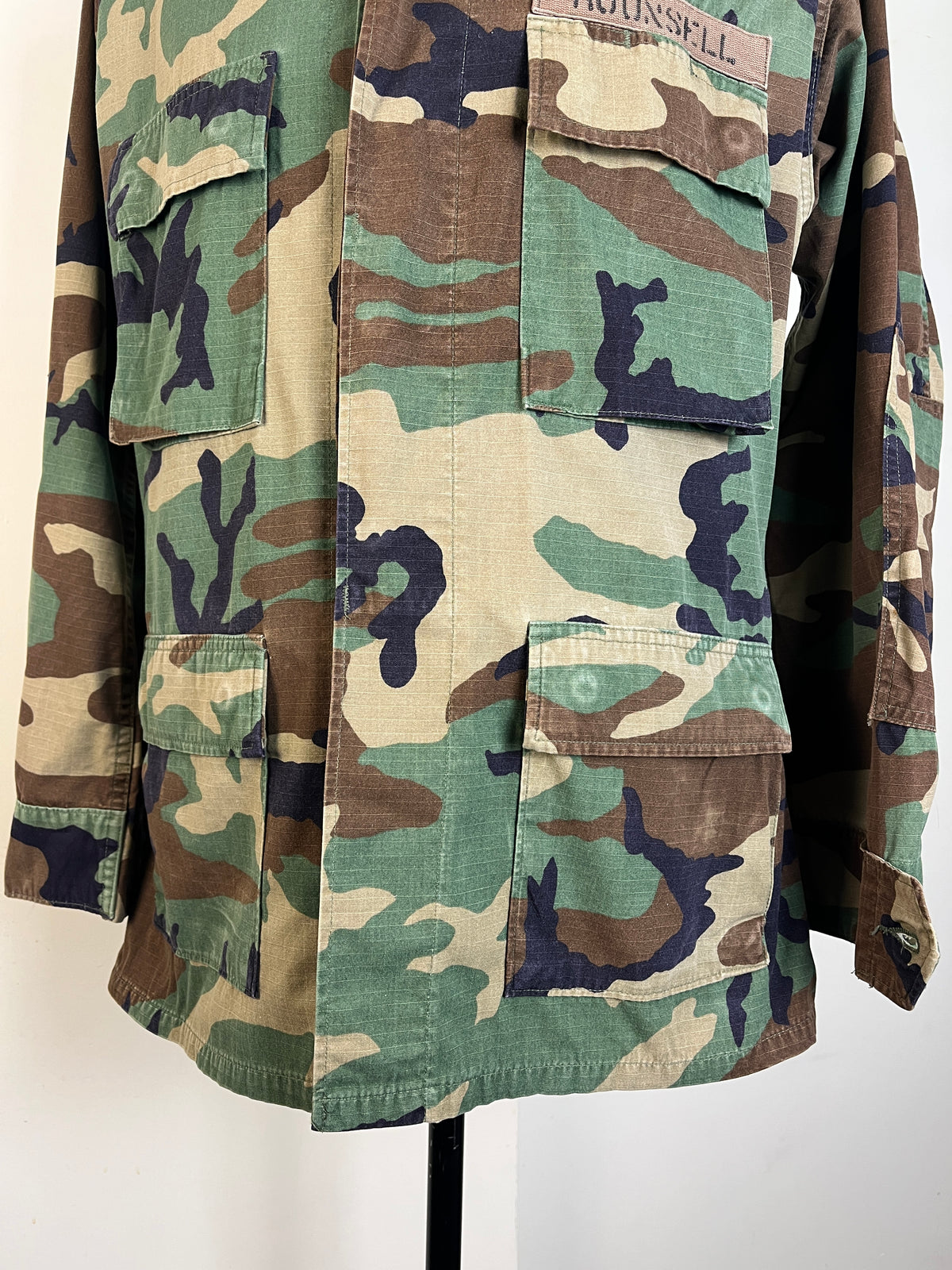 US Army Woodland Camo Jacket (L)