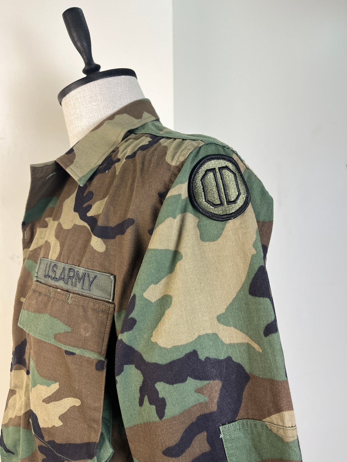 US Army Woodland Camo Jacket (L)