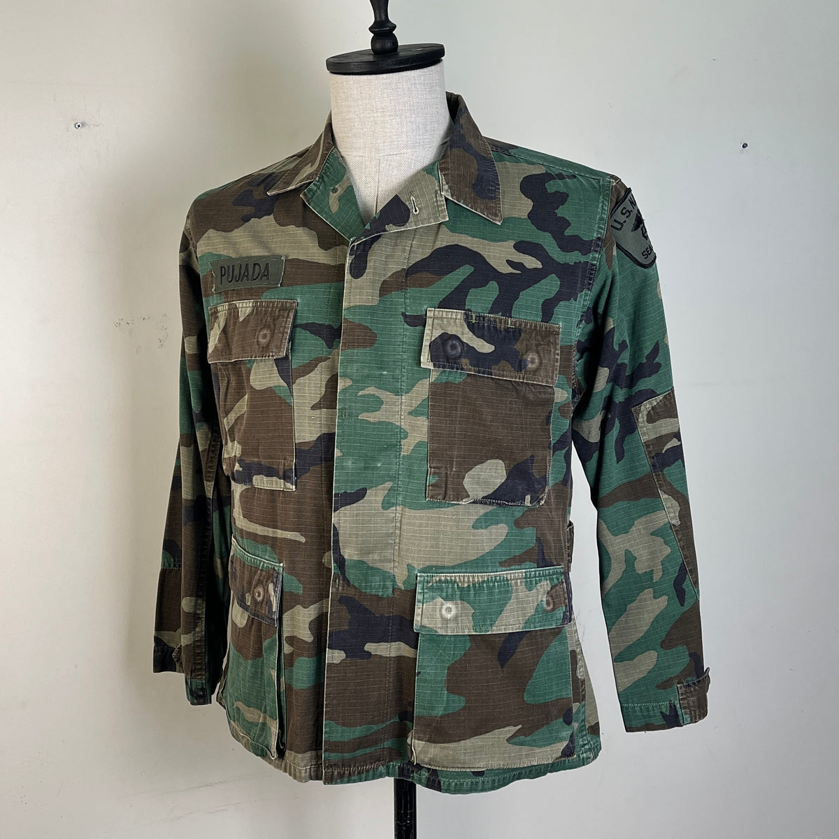 US Cadet Woodland Camo Jacket (S/M)