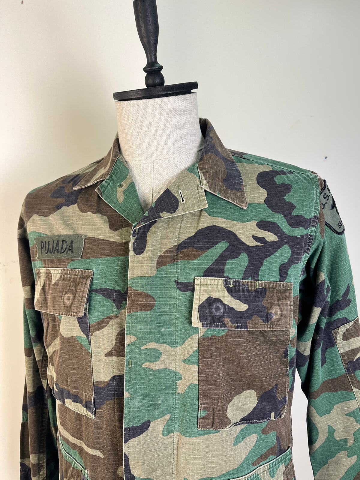 US Cadet Woodland Camo Jacket (S/M)