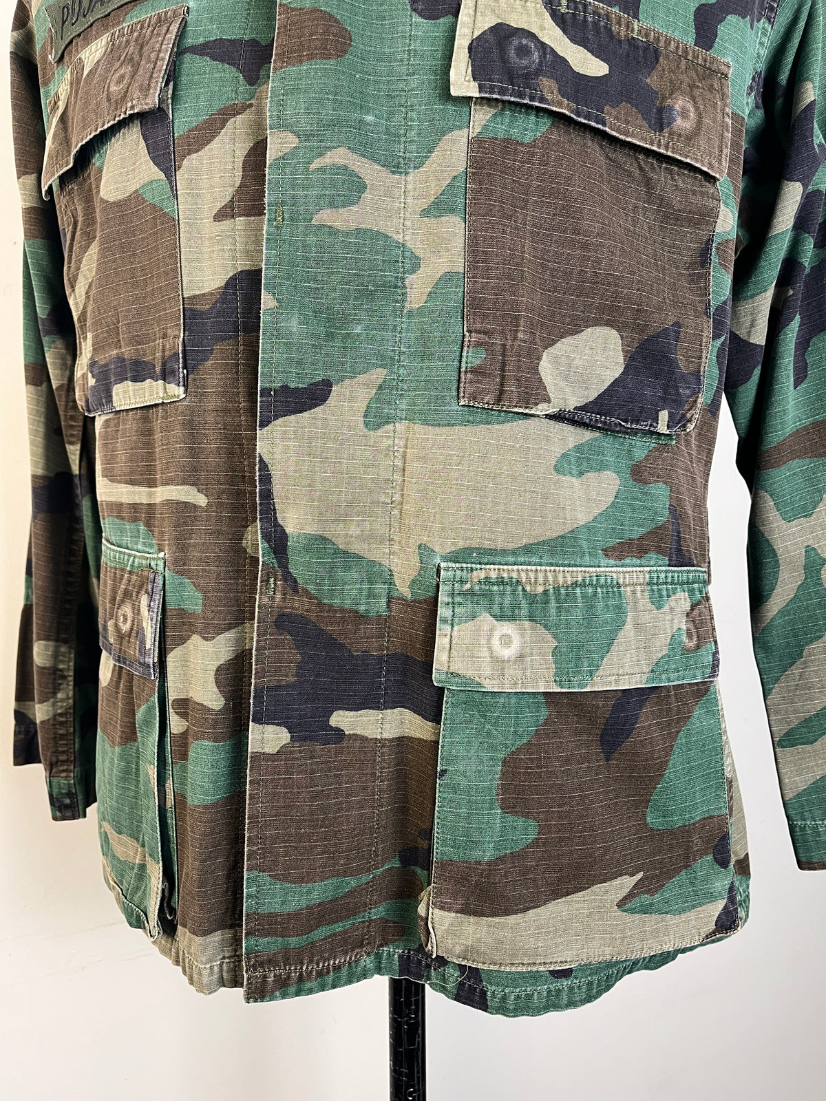 US Cadet Woodland Camo Jacket (S/M)