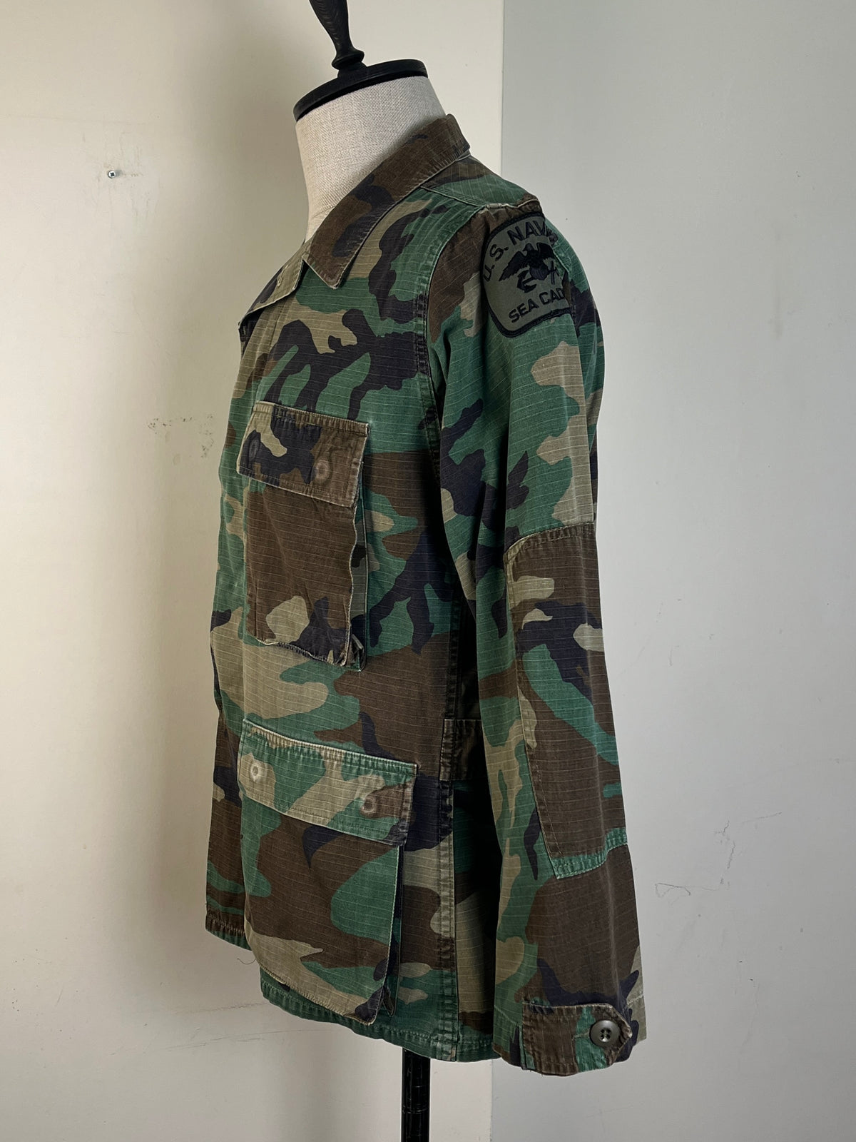 US Cadet Woodland Camo Jacket (S/M)