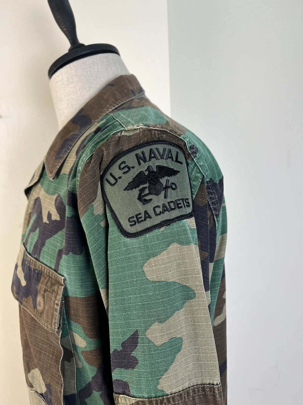 US Cadet Woodland Camo Jacket (S/M)