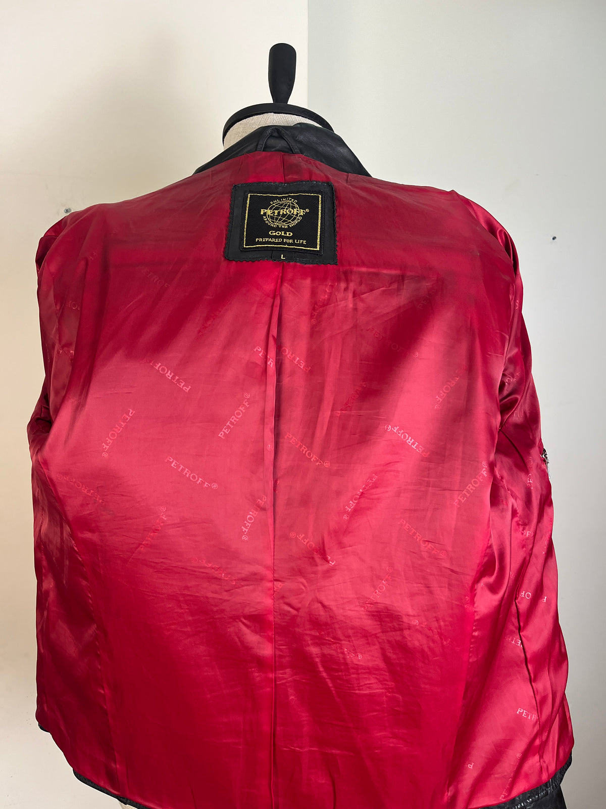 Leather Motorcycle Jacket (M/L)