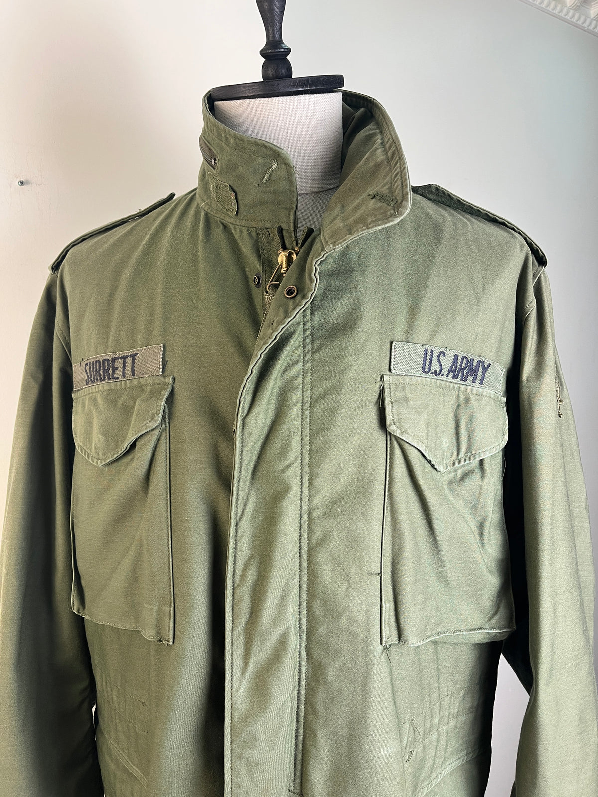 US Army OG107  M-65 Field Jacket with Liner (XL)