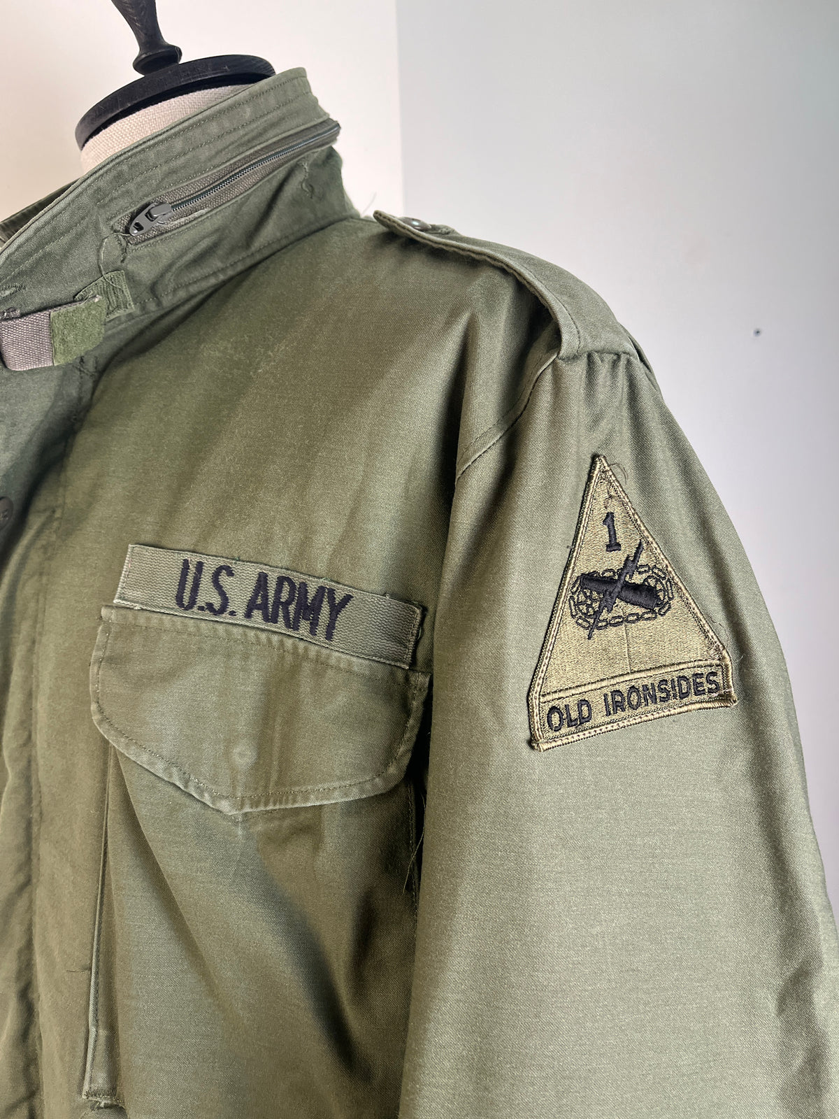 US Army OG107  M-65 Field Jacket with Liner (XL)