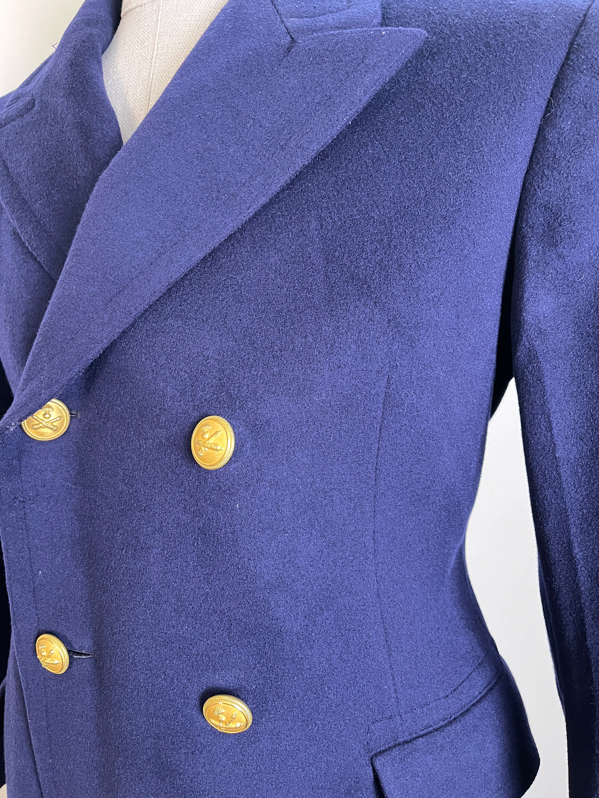Italian Air Force Wool Coat (M)