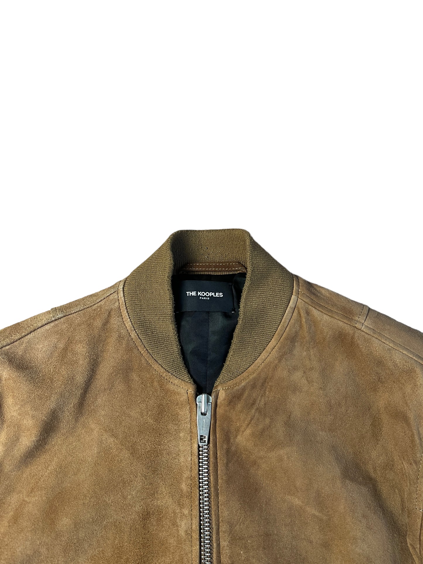 Suede Bomber Jacket (M)