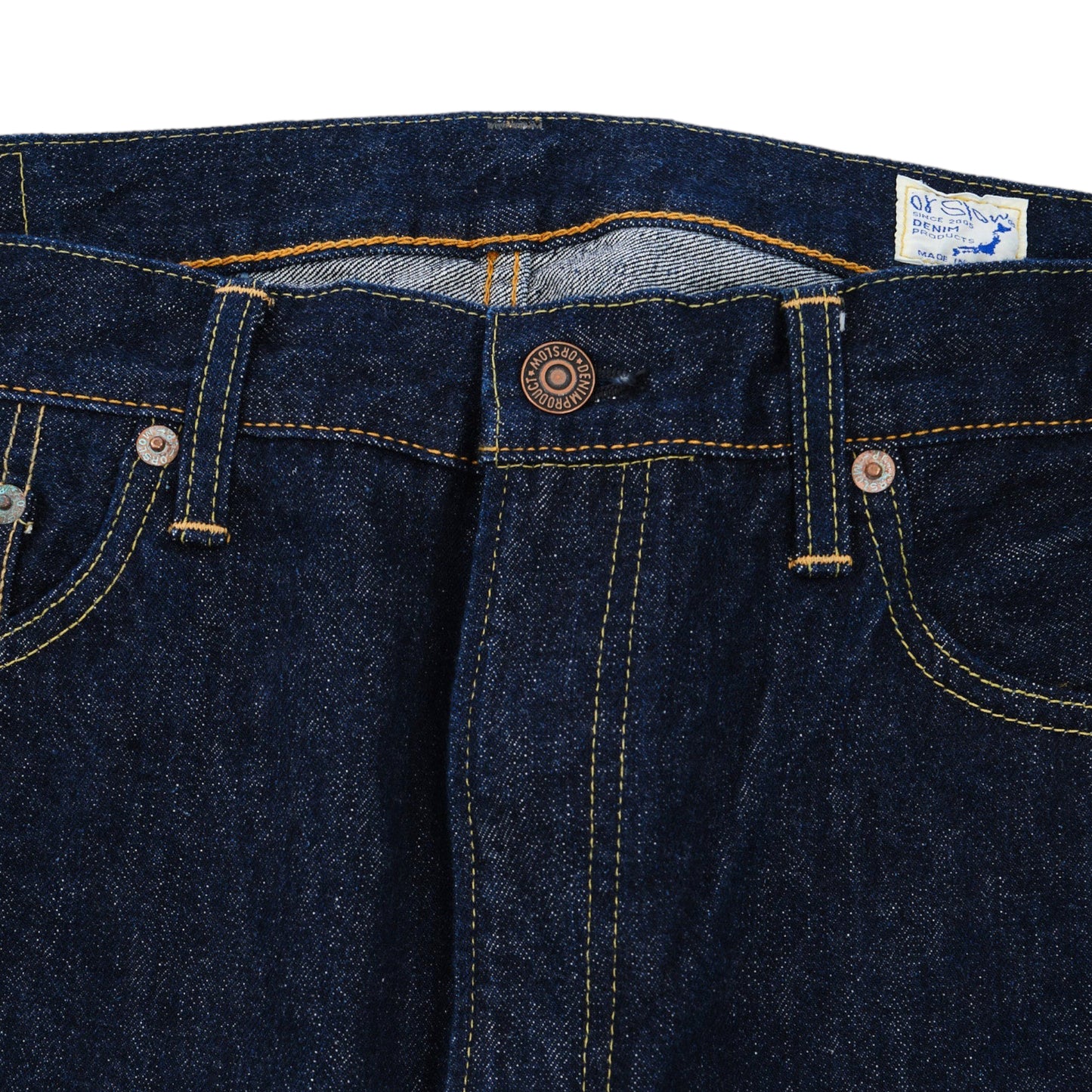 orSlow 107 IVY FIT SELVEDGE JEANS ONE WASH