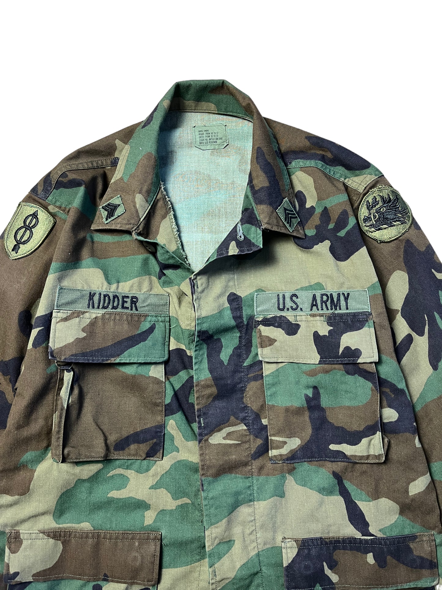 US Army Woodland Jacket (S-M)
