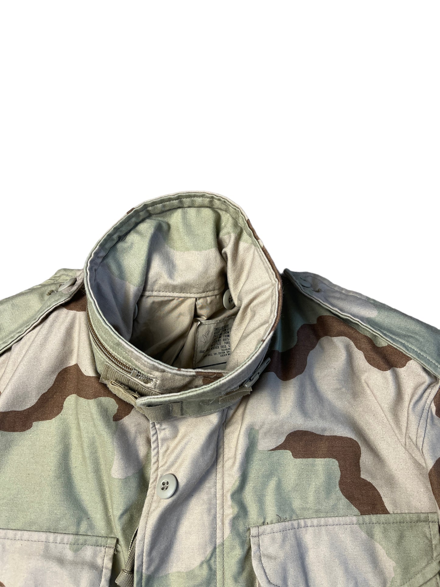 US Army Desert Camo M-65 Field Jacket (M)