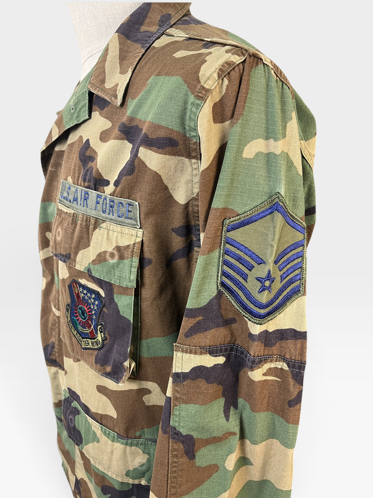 USAF Woodland Camo Jacket (L)