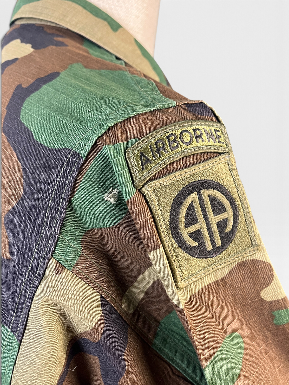US Army Woodland Camo Jacket (L)