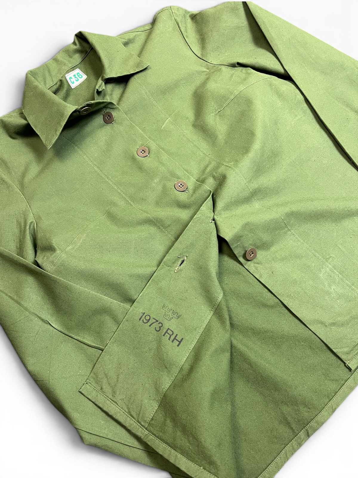 Swedish Army 70's Female Officer Shirt