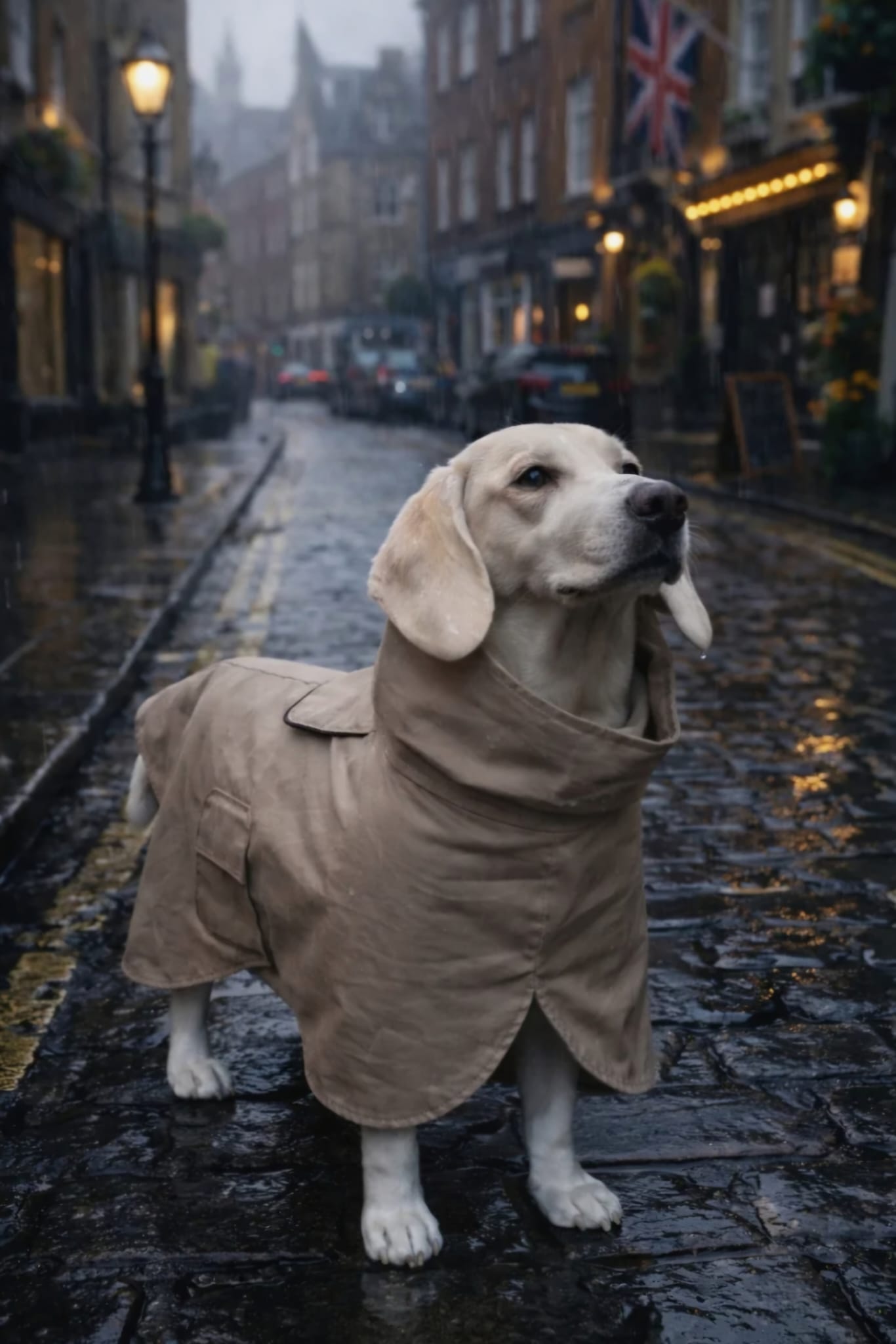 Yağmurluk (Bej-Haki