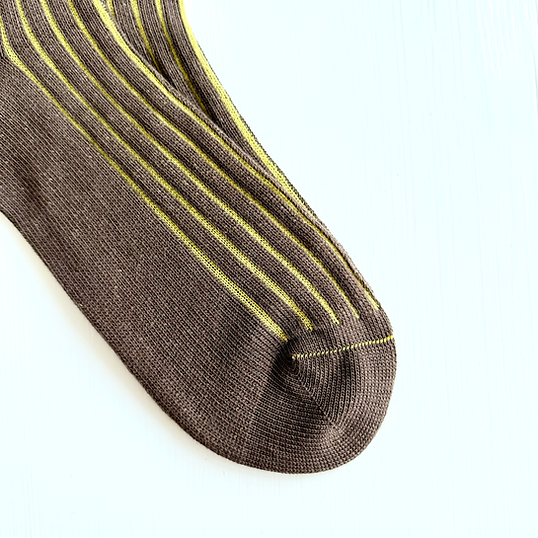 Heritage 9.1 Socks - Tobacco & Red