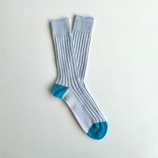 Heritage 9.1 Socks - White & Sky Vanisé